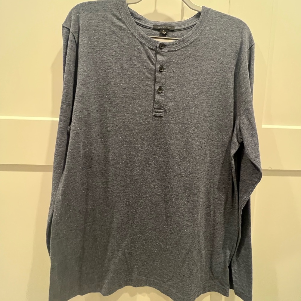 Travis Mathew long sleeve men’s henley.